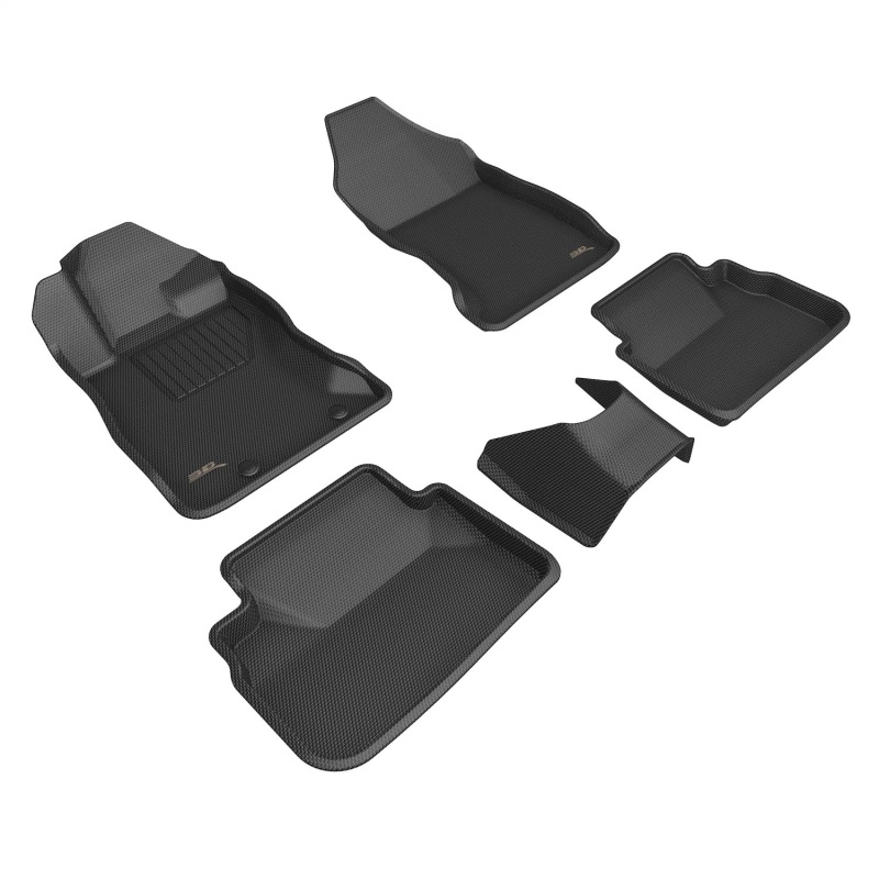 Subaru WRX Floor Mats - 3D MAXpider - Kagu - Combo - Black - `22-`23 Subaru WRX Floor Mats - 3D MAXpider - Kagu - Combo - Black - `22-`23